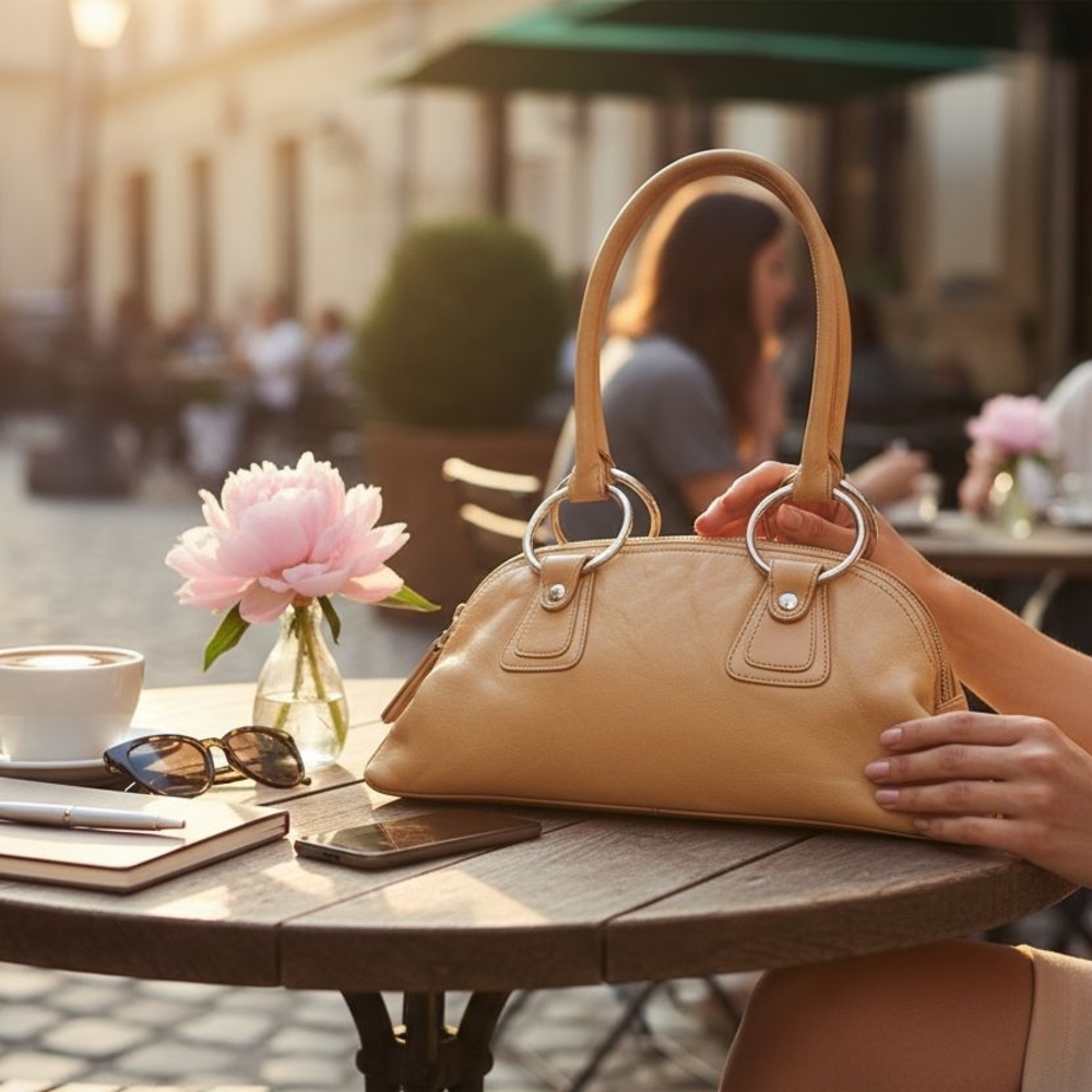 Latico Tan Leather Hobo Bag